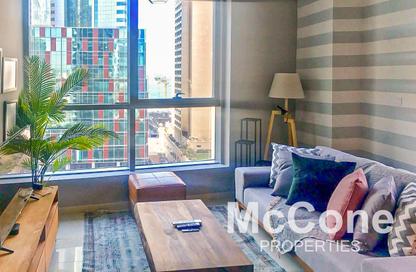 Apartment - 1 Bedroom - 2 Bathrooms for rent in Bay Central Tower Central - Bay Central - Dubai Marina - Dubai