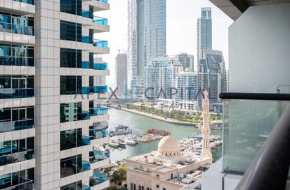 شقة - 2 غرف نوم - 2 حمامات للايجار في برج إسكان - دبي مارينا - دبي