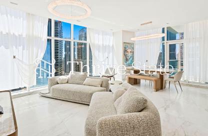 Apartment - 3 Bedrooms - 5 Bathrooms for rent in Marinascape Oceanic - Trident Marinascape - Dubai Marina - Dubai