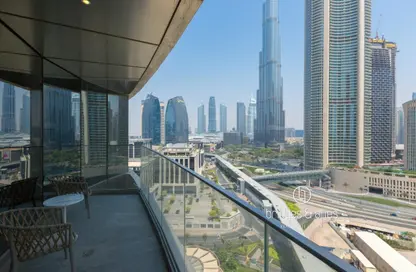 شقة - 2 غرف نوم - 3 حمامات للايجار في 1 فندق العنوان-سكاي فيو - أبراج العنوان سكاي فيو - وسط مدينة دبي - دبي