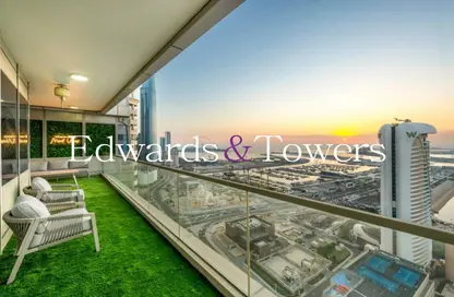Apartment - 2 Bedrooms - 3 Bathrooms for rent in Ocean Heights - Dubai Marina - Dubai