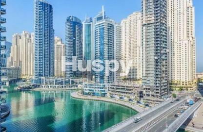 Apartment - Studio - 1 Bathroom for rent in Marina View Tower B - Marina View - Dubai Marina - Dubai