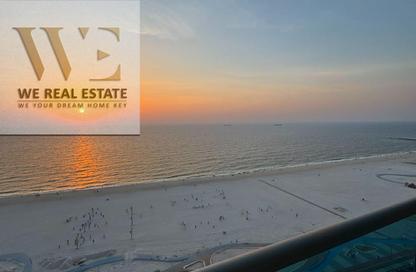 Apartment - 2 Bedrooms - 2 Bathrooms for sale in Corniche Tower - Ajman Corniche Road - Ajman
