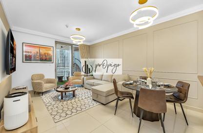 Apartment - 1 Bedroom - 2 Bathrooms for rent in Boulevard Point - Downtown Dubai - Dubai