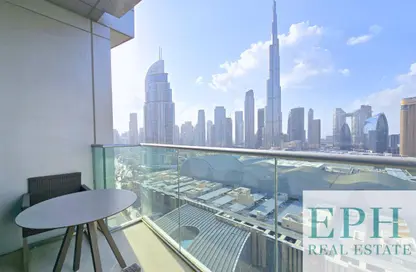 شقة - غرفة نوم - 2 حمامات للايجار في العنوان رزيدنس فاونتن فيوز 1 - العنوان رزيدنس فاونتن فيوز - وسط مدينة دبي - دبي