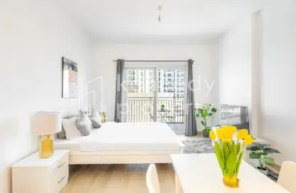 Apartment - Studio - 1 Bathroom for rent in Waters Edge - Yas Island - Abu Dhabi