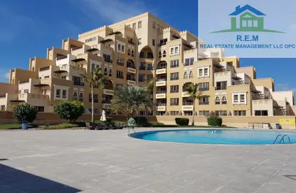 شقة - غرفة نوم - 2 حمامات للايجار في كهرمان - باب البحر - جزيرة المرجان - رأس الخيمة