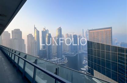 Apartment - 4 Bedrooms - 6 Bathrooms for rent in Silverene Tower A - Silverene - Dubai Marina - Dubai