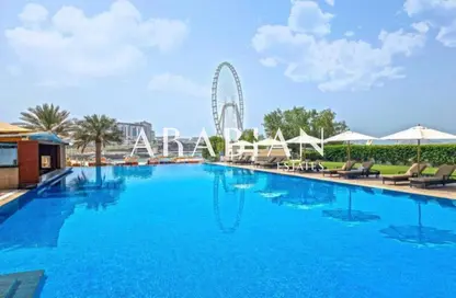 Apartment - 2 Bedrooms - 4 Bathrooms for rent in Al Bateen Residences - Jumeirah Beach Residence - Dubai