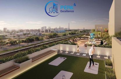 Apartment - 1 - 2 for sale in Ghaff Land Residence - Dubai Studio City - Dubai