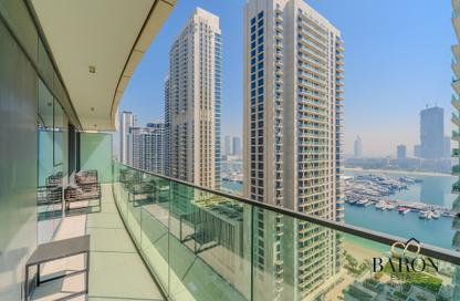 شقة - 2 - 2 للبيع في برج Beach Vista 1 - بيتش فيستا - إعمار بيتشفرونت - دبي هاربور - دبي