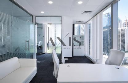 Office Space - Studio - 1 Bathroom for rent in The Prism - Business Bay - Dubai