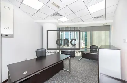Office Space - Studio - 1 Bathroom for rent in North Tower - Emirates Financial Towers - DIFC - Dubai