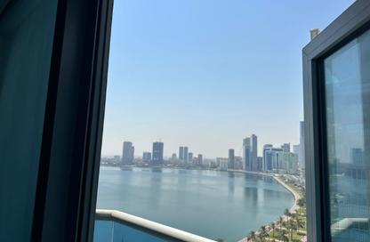 Apartment - 2 - 4 for rent in Al Dana Tower - Al Majaz 3 - Al Majaz - Sharjah