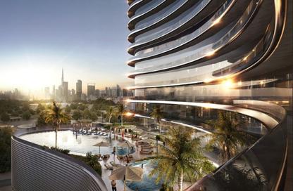 Apartment - 1 Bedroom - 2 Bathrooms for sale in Binghatti Skyflame 2 - Binghatti Skyflame - Majan - Dubai