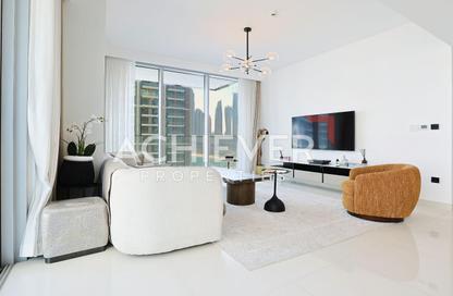 Apartment - 2 - 2 for rent in Beach Isle Tower 2 - Beach Isle - Emaar Beachfront - Dubai Harbour - Dubai