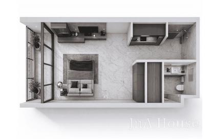 Apartment - Studio - 1 Bathroom for sale in AG 7even - Dubai Land Residence Complex - Dubai Apartment - Studio - 1 Bathroom for sale in AG 7even - Dubai Land Residence Complex - Dubai