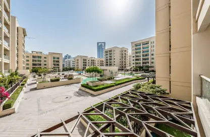 شقة - غرفة نوم - 1 حمام للايجار في الظفرة 1 - الظفرة - جرينز - دبي