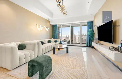 شقة - 2 غرف نوم - 3 حمامات للايجار في برج تشرشل السكني - أبراج تشرشل - الخليج التجاري - دبي