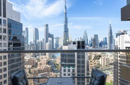 Apartment - Studio - 1 for rent in Elite Downtown Residence 1 - Elite Downtown Residence - Downtown Dubai - Dubai