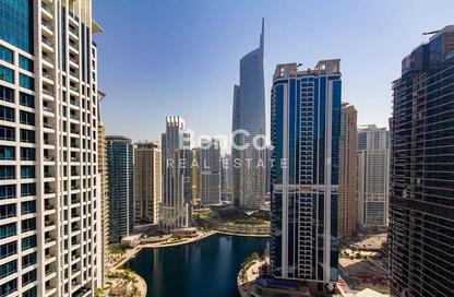 شقة - غرفة نوم - 2 حمامات للايجار في برج لاجونا - (JLT) مجمع A - أبراج بحيرات الجميرا - دبي