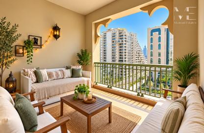 Apartment - 2 - 4 for rent in Golden Mile 2 - Golden Mile - Palm Jumeirah - Dubai