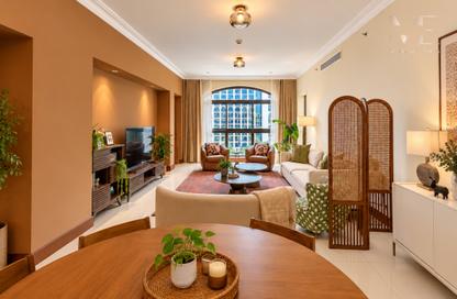 Apartment - 2 - 4 for rent in Golden Mile 2 - Golden Mile - Palm Jumeirah - Dubai