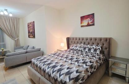 Apartment - Studio - 1 Bathroom for rent in Beach Tower 1 - Al Khan Lagoon - Al Khan - Sharjah