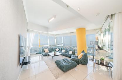 Apartment - 2 Bedrooms - 4 Bathrooms for rent in Ocean Heights - Dubai Marina - Dubai
