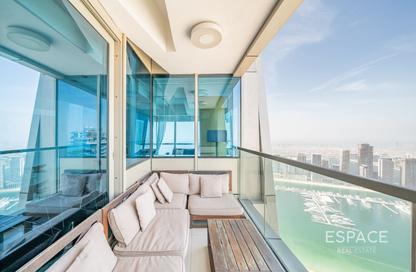 Apartment - 2 Bedrooms - 4 Bathrooms for rent in Ocean Heights - Dubai Marina - Dubai