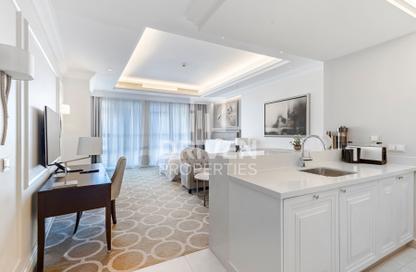 Apartment - Studio - 1 for rent in Kempinski Blvd (The address Blvd) - Downtown Dubai - Dubai Apartment - Studio - 1 for rent in Kempinski Blvd (The address Blvd) - Downtown Dubai - Dubai