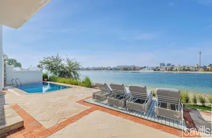 Villa - 5 Bedrooms - 6 Bathrooms for rent in Garden Homes Frond L - Garden Homes - Palm Jumeirah - Dubai