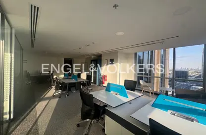 Office Space - Studio - 1 Bathroom for rent in Marina Plaza - Dubai Marina - Dubai