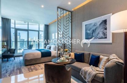 Apartment - Studio - 1 Bathroom for rent in Damac Maison Prive A - Damac Maison Prive - Business Bay - Dubai