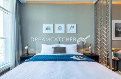 Apartment - Studio - 1 Bathroom for rent in Damac Maison Prive A - Damac Maison Prive - Business Bay - Dubai