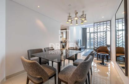 Apartment - 1 - 2 for rent in Damac Maison Prive A - Damac Maison Prive - Business Bay - Dubai
