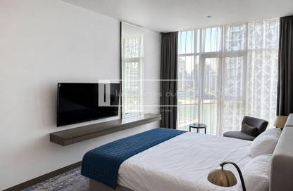Apartment - Studio - 1 Bathroom for rent in Damac Maison Prive A - Damac Maison Prive - Business Bay - Dubai