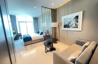 Apartment - Studio - 1 Bathroom for rent in Damac Maison Prive A - Damac Maison Prive - Business Bay - Dubai