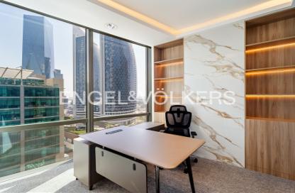 Office Space - Studio - 1 Bathroom for rent in North Tower - Emirates Financial Towers - DIFC - Dubai