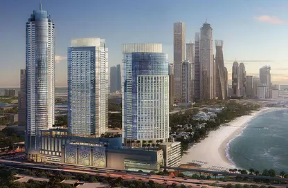 شقة - غرفة نوم - 2 حمامات للبيع في بالم بيتش تاورز 1 - أبراج بالم بيتش - نخلة جميرا - دبي