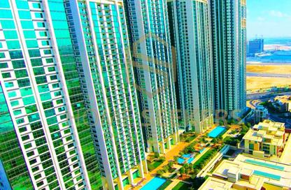 Apartment - 2 Bedrooms - 2 Bathrooms for rent in Burooj Views - Marina Square - Al Reem Island - Abu Dhabi
