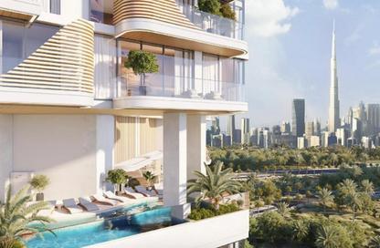 Apartment - 1 - 2 for sale in Rabdan Gates - Majan - Dubai