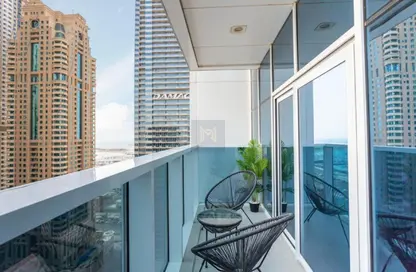 Apartment - 3 Bedrooms - 4 Bathrooms for rent in Al Seef Tower - Dubai Marina - Dubai