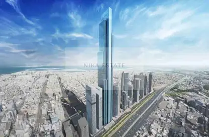 شقة - غرفة نوم - 2 حمامات للبيع في برج عزيزي - شارع الشيخ زايد - دبي