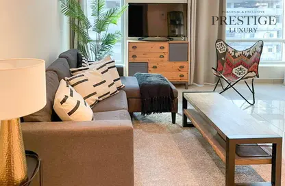 شقة - غرفة نوم - 2 حمامات للايجار في برج بلاكلي - بارك أيلندز - دبي مارينا - دبي