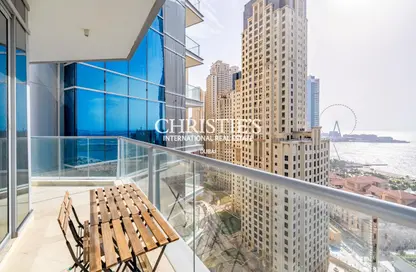 شقة - 2 غرف نوم - 3 حمامات للايجار في ترايدنت جراند ريزيدنس - دبي مارينا - دبي