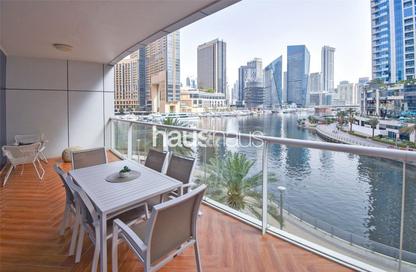 Apartment - 3 Bedrooms - 4 Bathrooms for rent in Continental Tower - Dubai Marina - Dubai