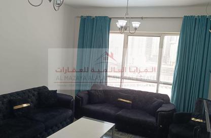 شقة - غرفة نوم - 2 حمامات للايجار في برج منازل 5 - شارع التعاون - التعاون - الشارقة