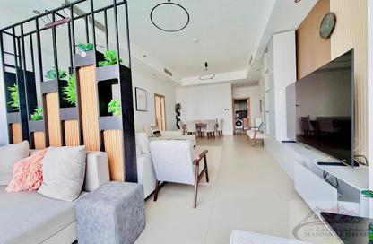 Apartment - 1 Bedroom - 2 Bathrooms for rent in La Plage Tower - Al Mamzar - Sharjah - Sharjah