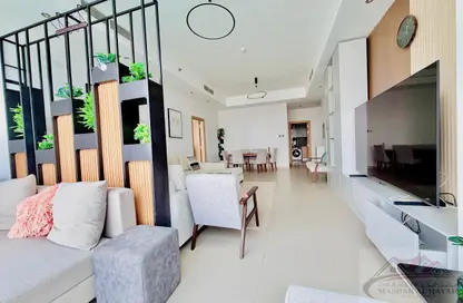 Apartment - 1 Bedroom - 2 Bathrooms for rent in La Plage Tower - Al Mamzar - Sharjah - Sharjah